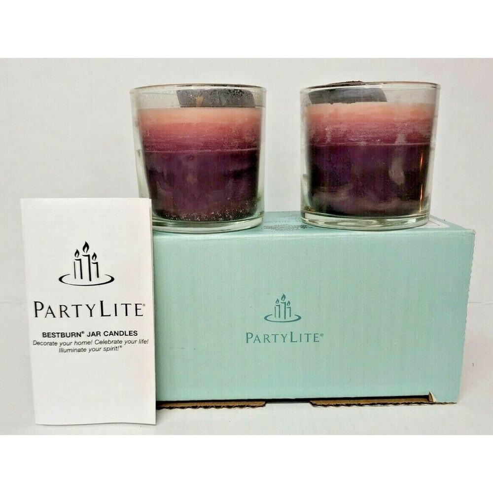 Partylite Single Just Desserts Jars NIB Black‎ Raspberry Bombe P1H/G10286